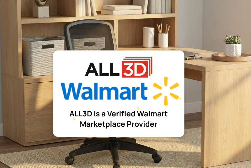 ALL3D Becomes Walmart Marketplace Solution Provider for AI Product Imagery and 3D Content